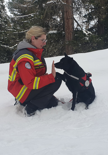 Bianca Hofer mit Leotie